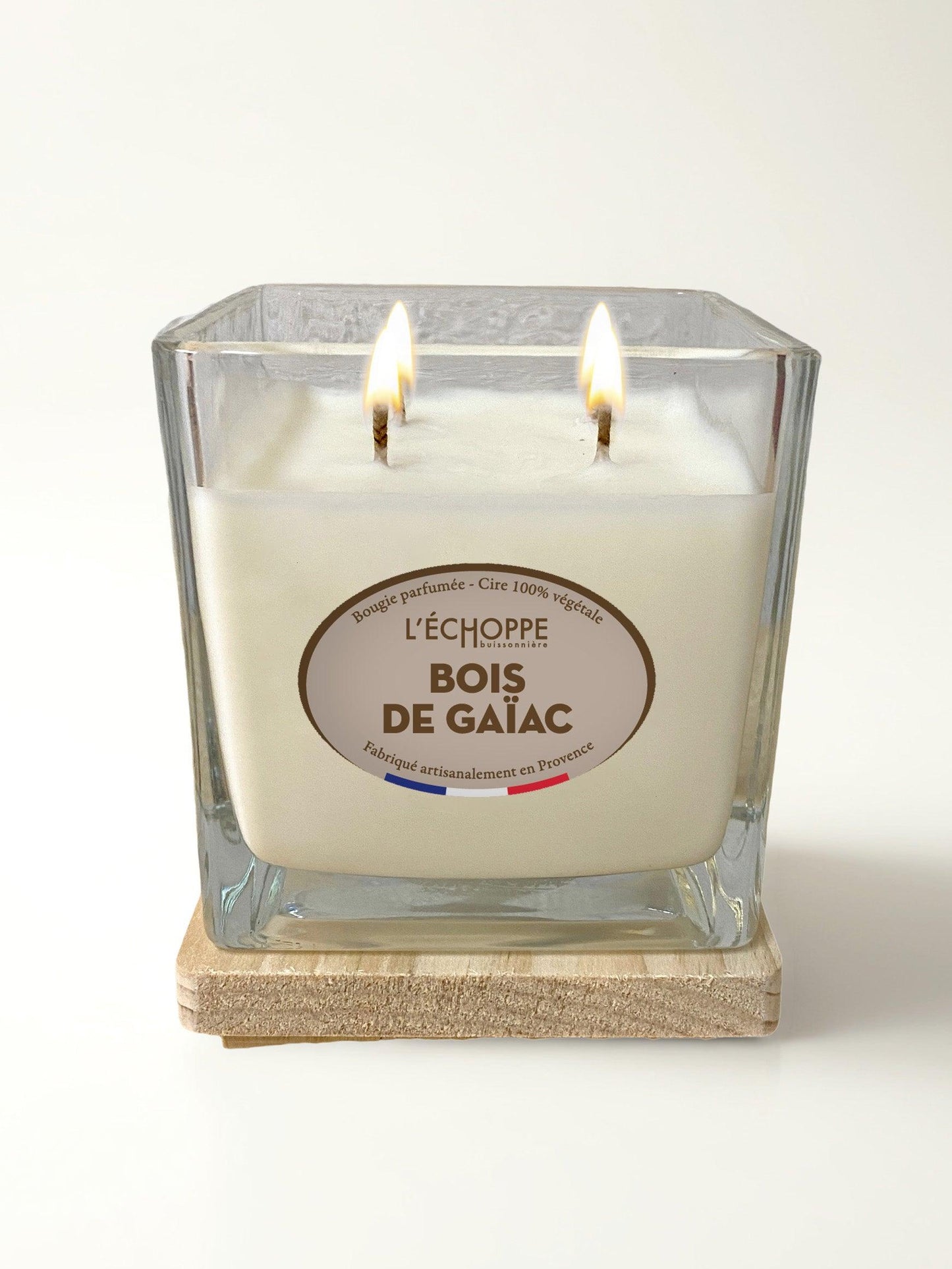 Bois de Gaïac - Bougie parfumée 400g