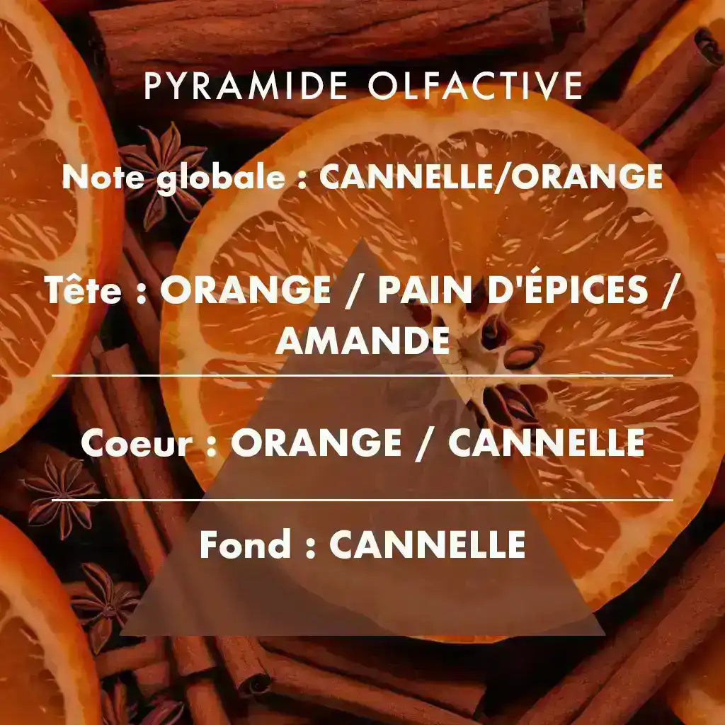 Cannelle Orange - Bougie parfumée 190g