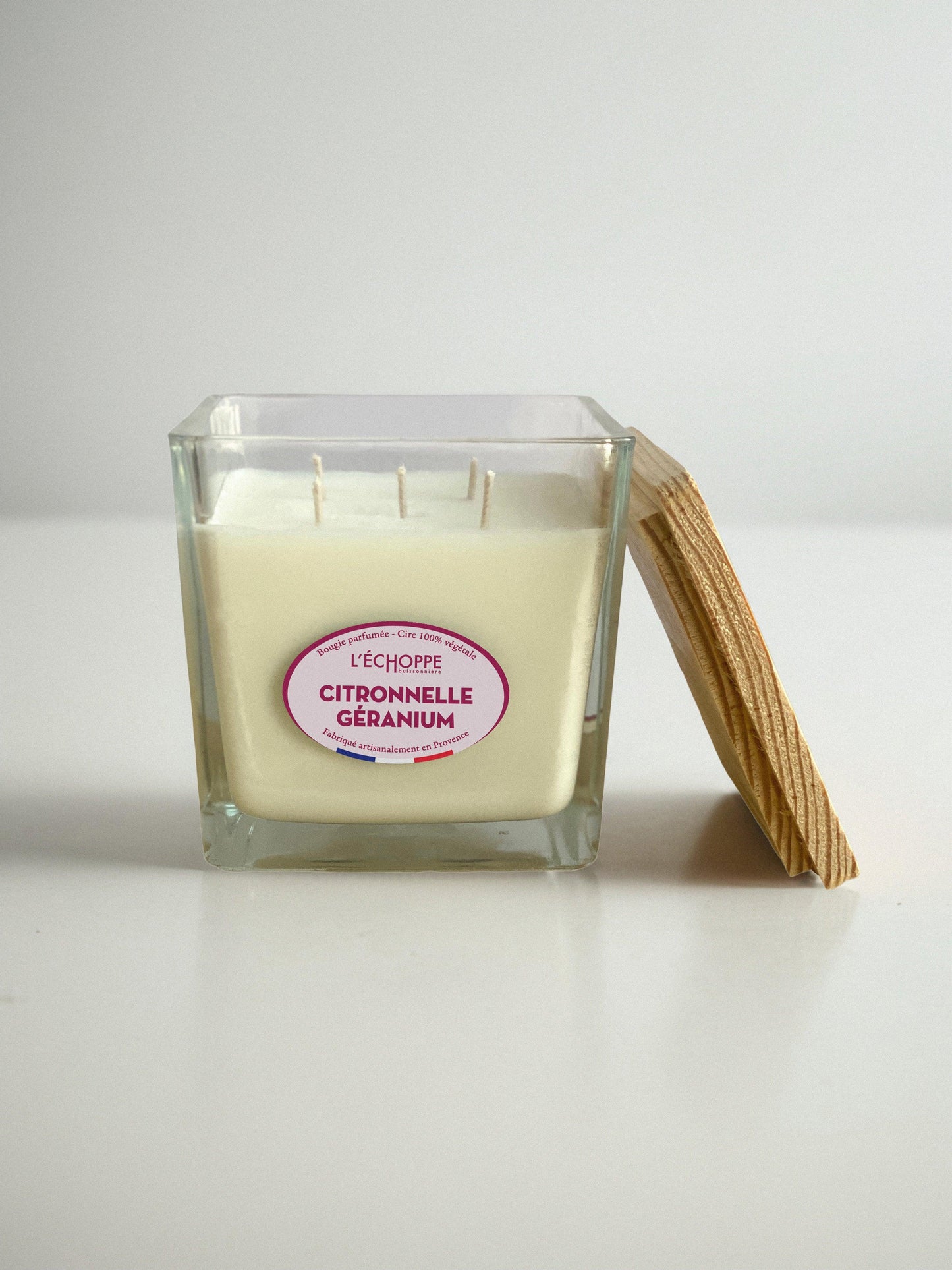 Citronnelle Géranium- Bougie parfumée 700g