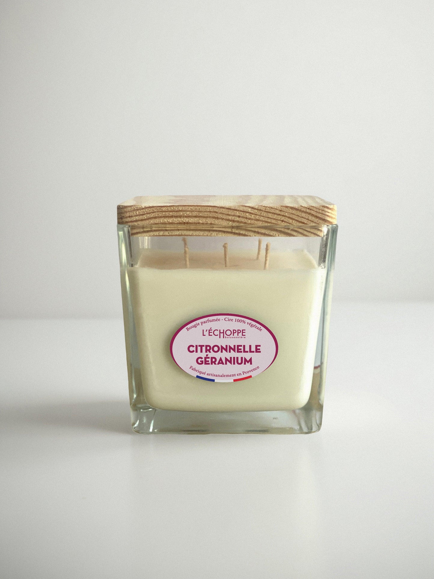 Citronnelle Géranium- Bougie parfumée 700g