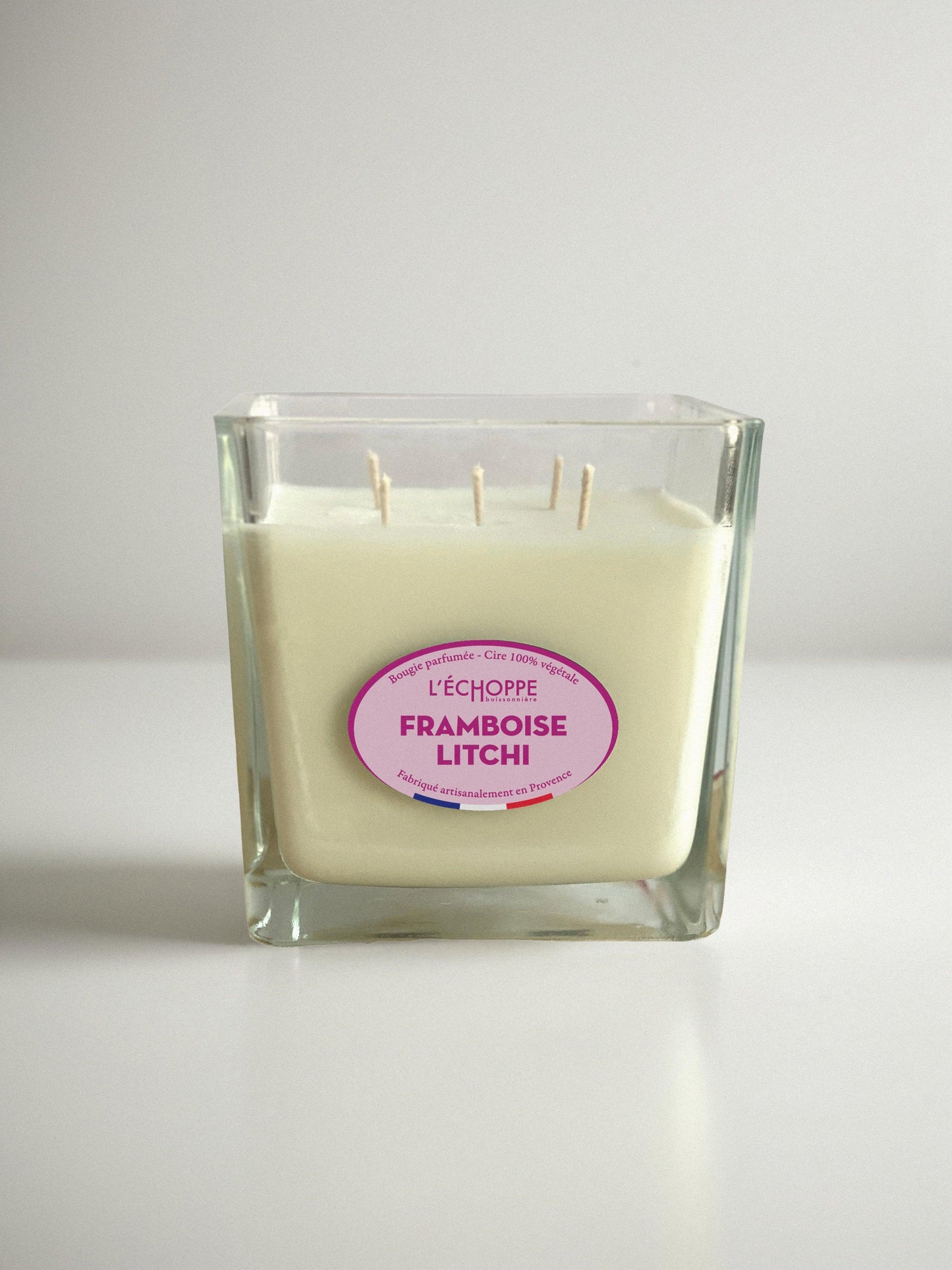 Framboise Litchi - Bougie parfumée 700g