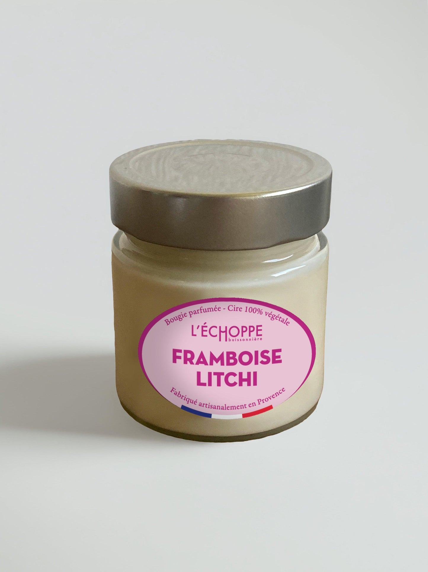 Framboise Litchi - Bougie parfumée 180g