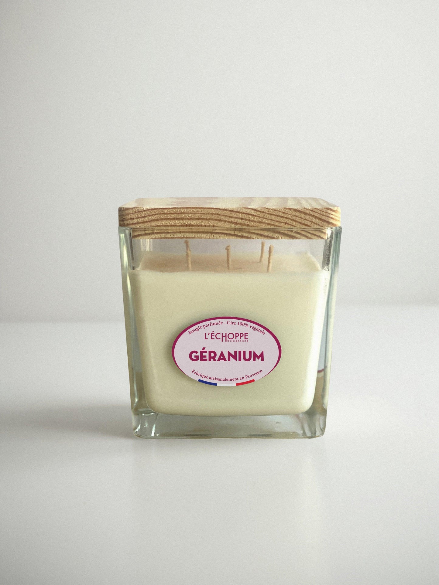 Géranium - Bougie parfumée 700g