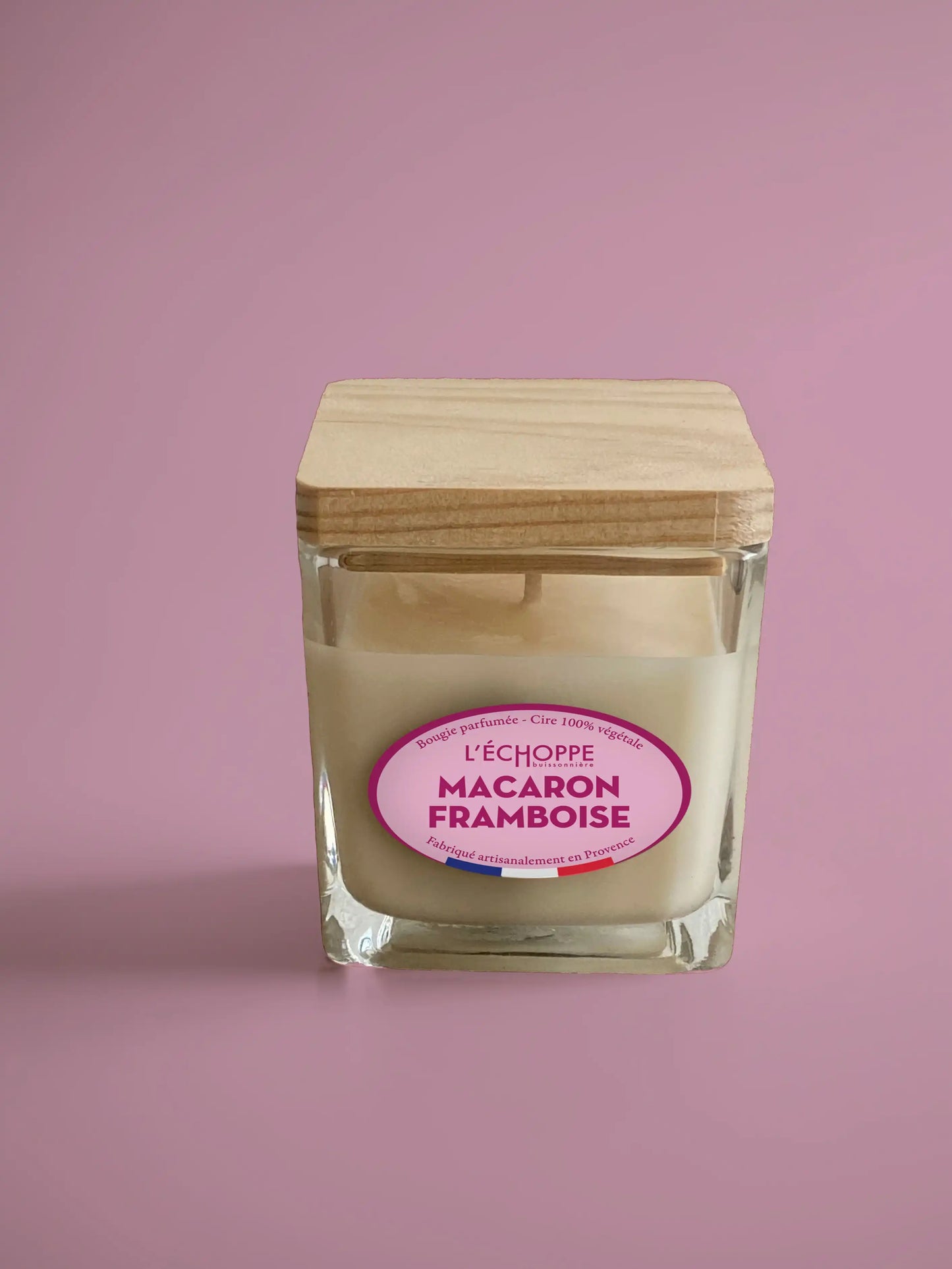Macaron Framboise - Bougie parfumée 85g