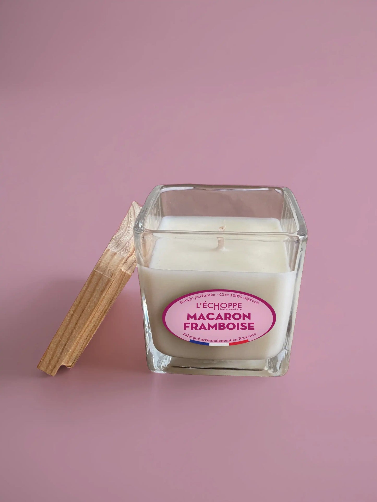 Macaron Framboise - Bougie parfumée 85g
