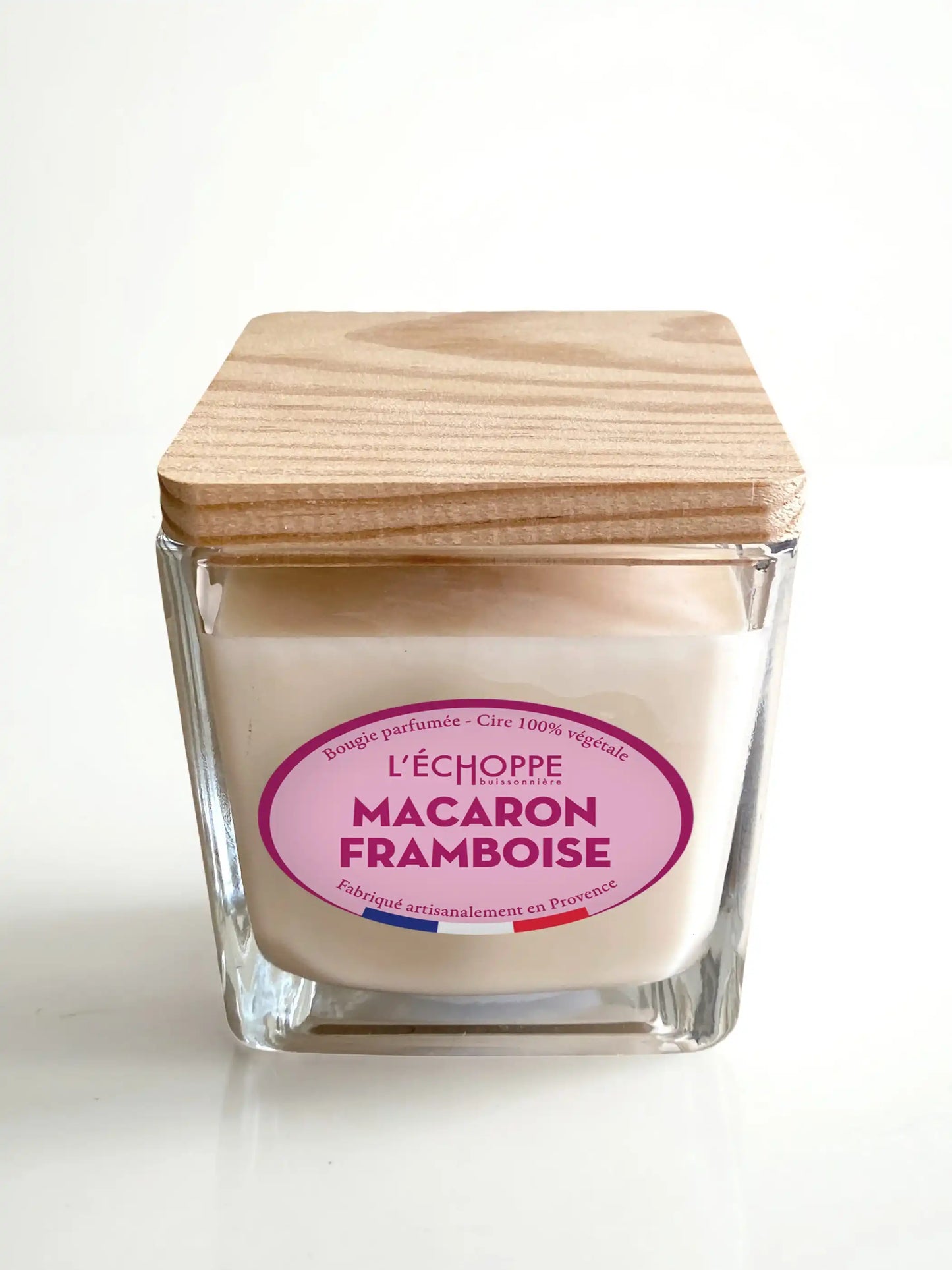 Macaron Framboise - Bougie parfumée 190g