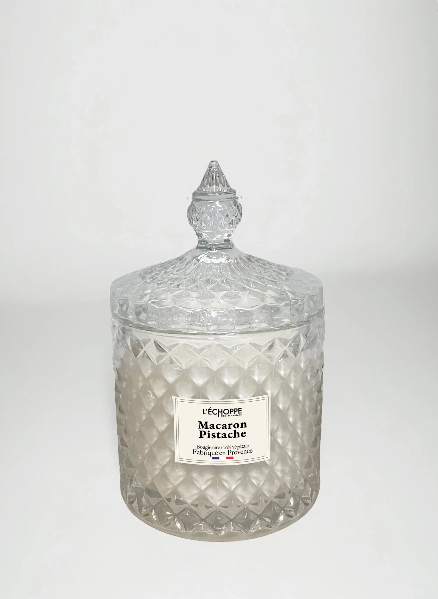 Macaron Pistache - Bougie parfumée 200g
