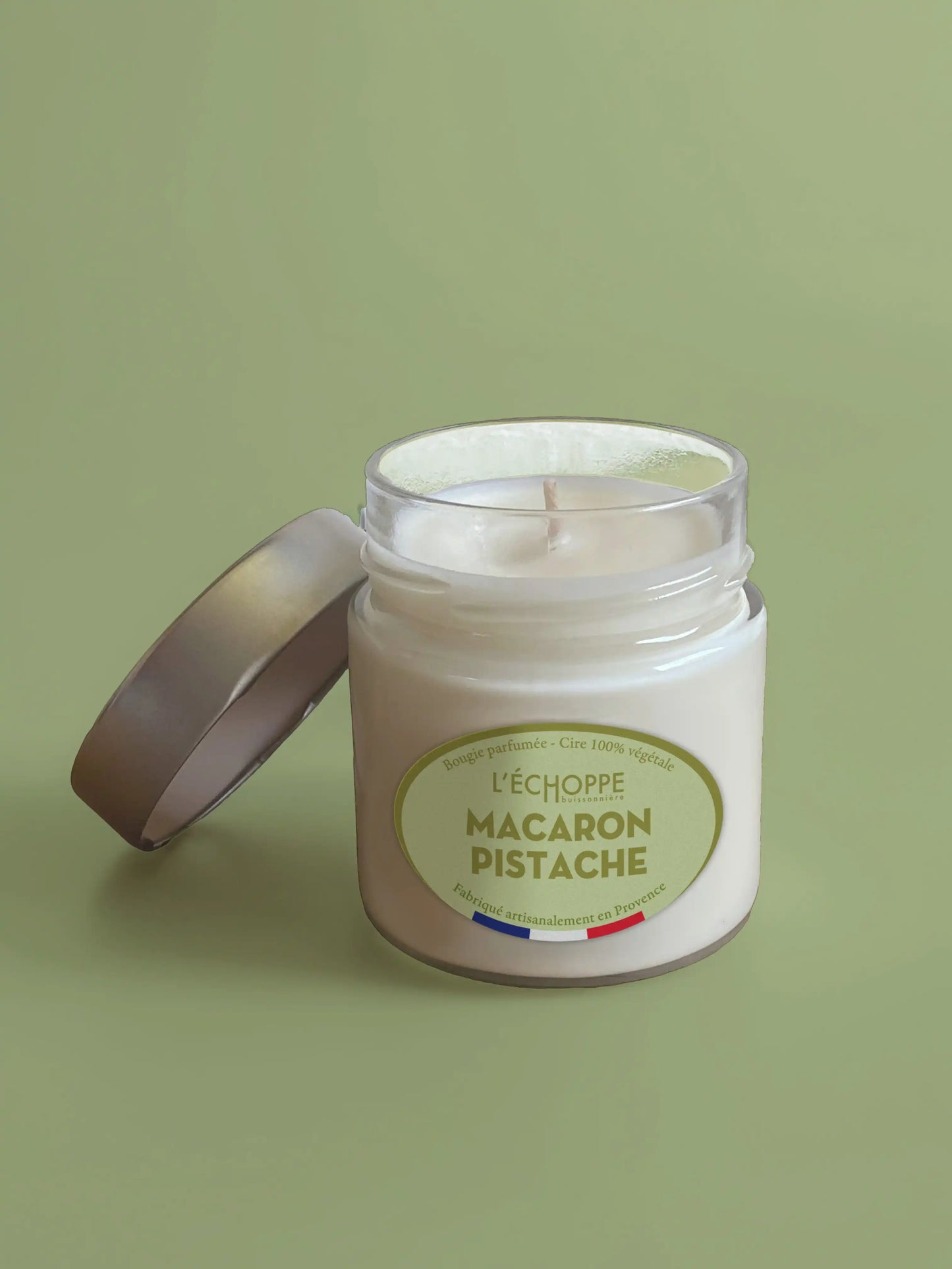 Macaron Pistache - Bougie parfumée 180g