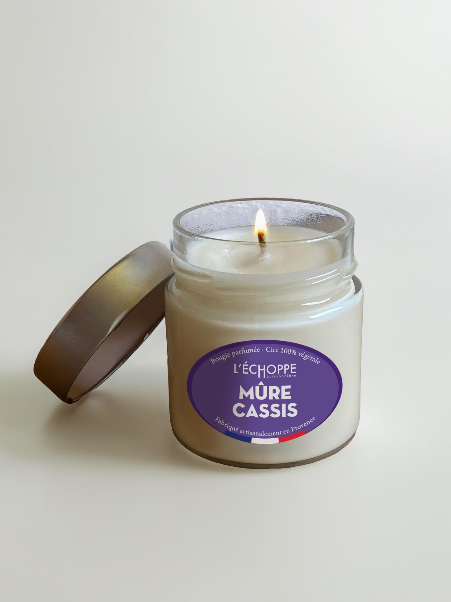 Mûre Cassis - Bougie parfumée 180g