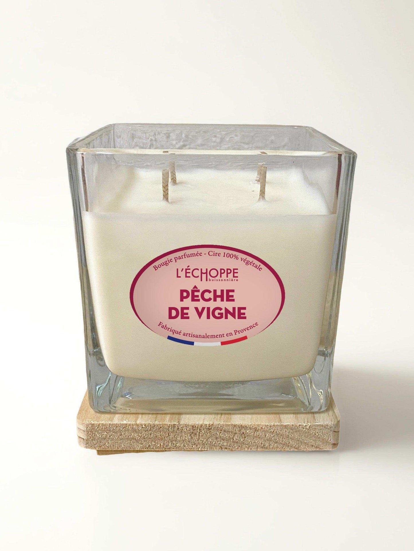 Pêche de Vigne - Bougie parfumée 400g