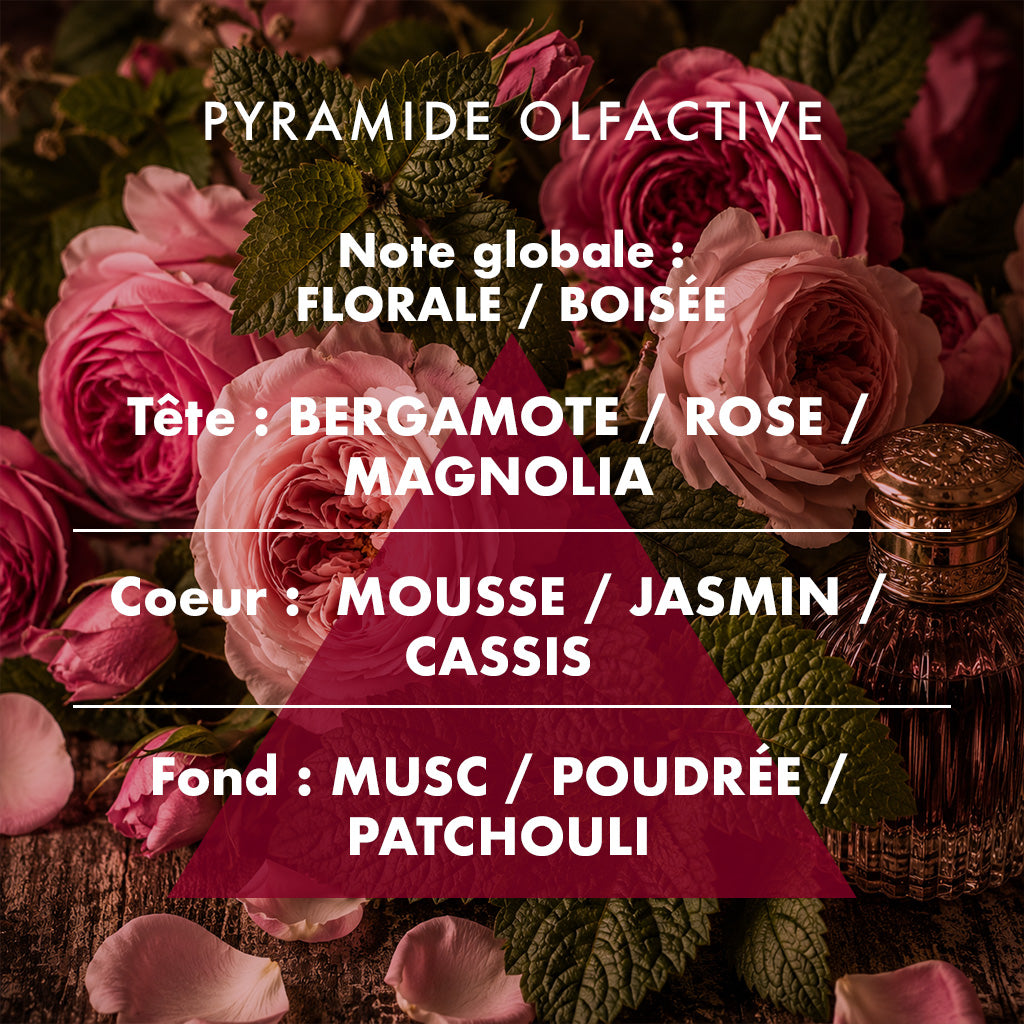 Rose Patchouli - Scented candle 190g