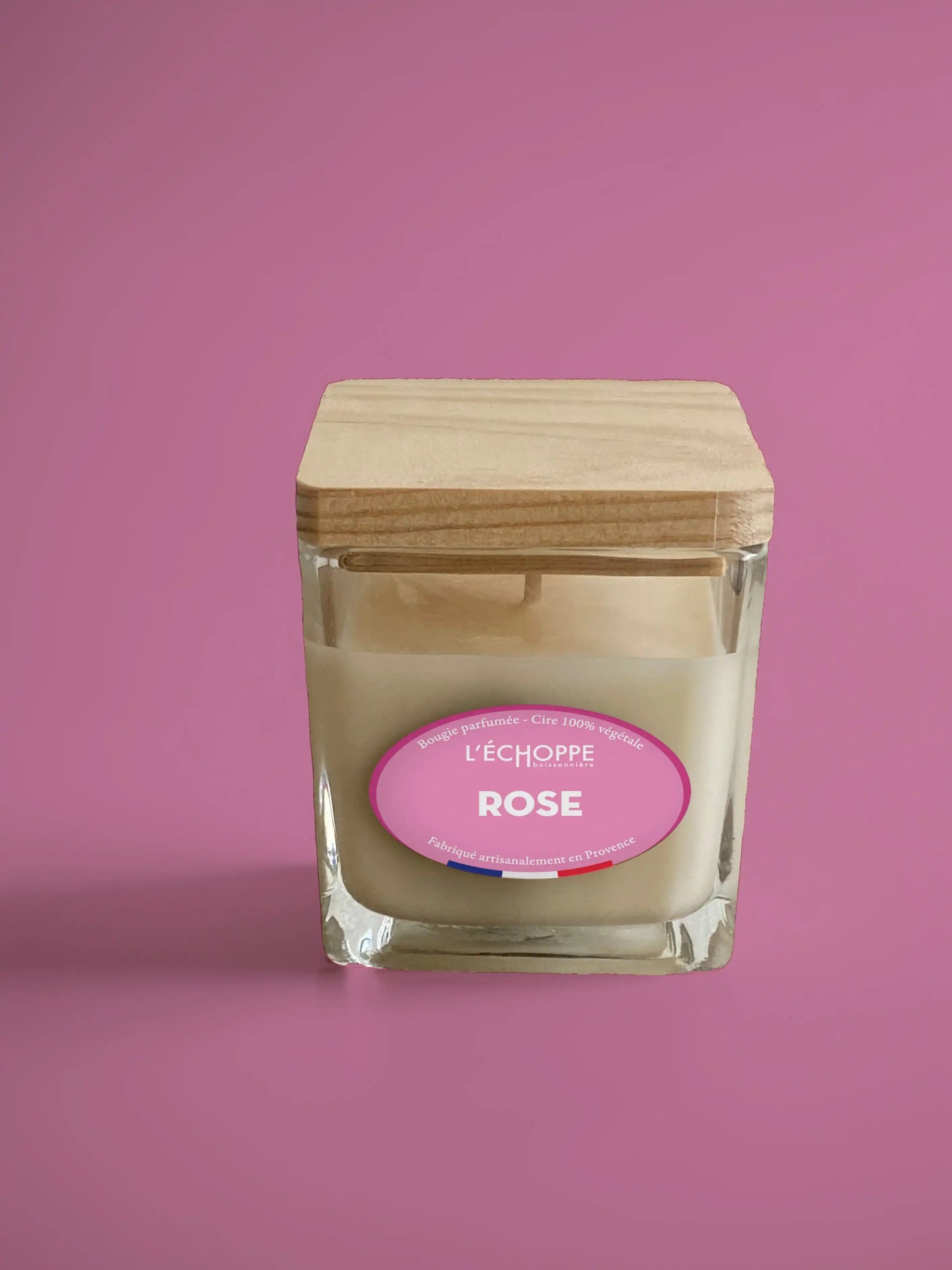 Rose - Bougie parfumée 85g