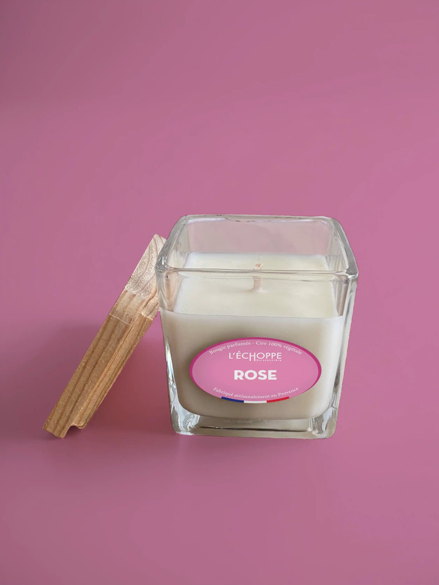 Rose - Bougie parfumée 85g