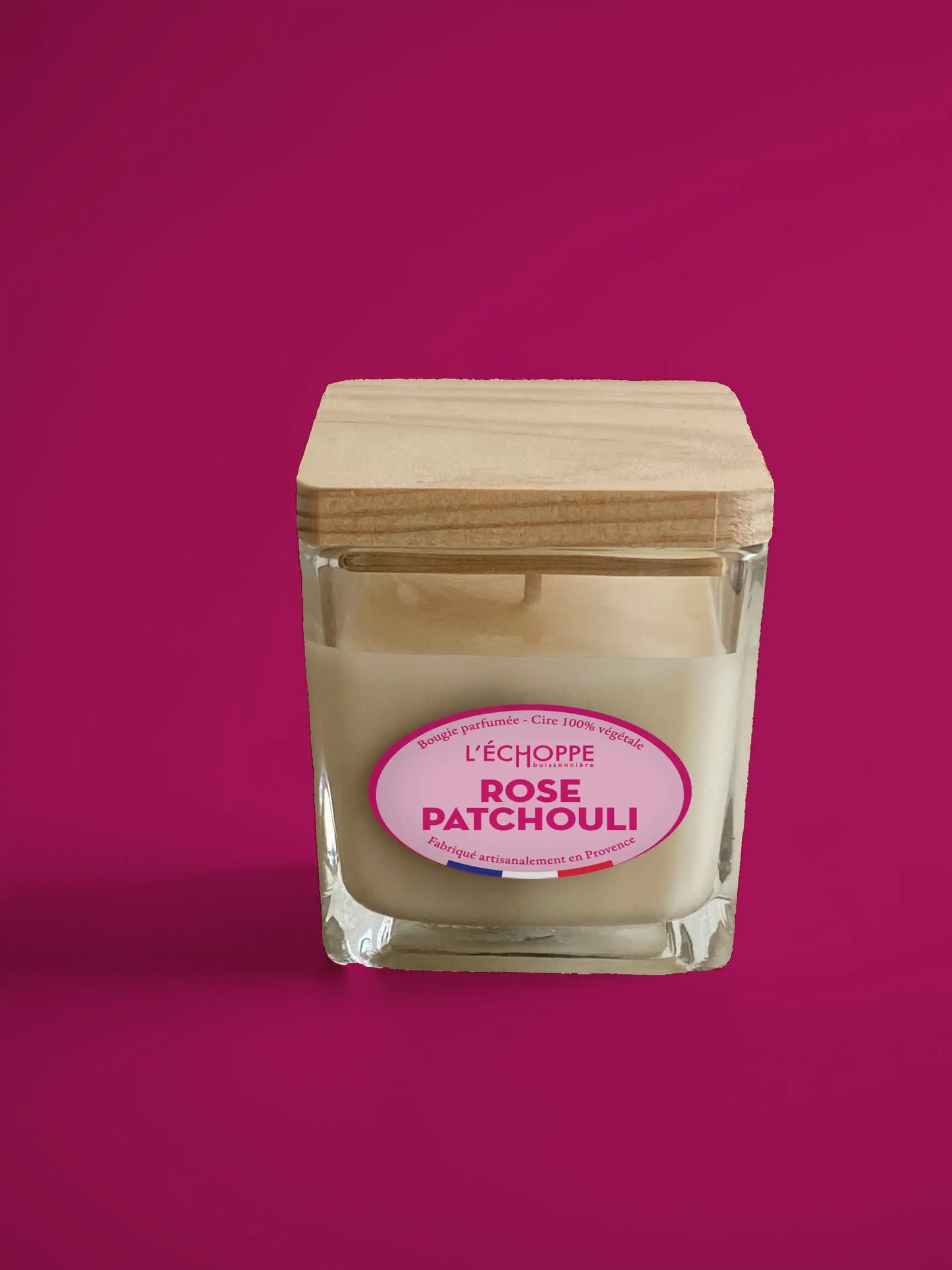 Rose Patchouli - Bougie parfumée 85g