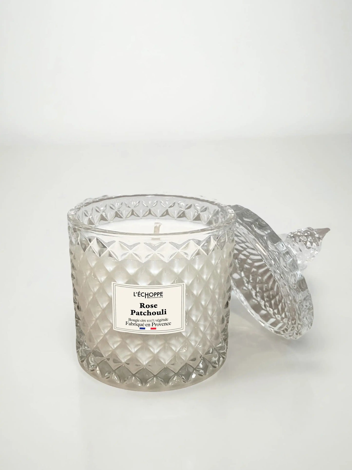 Rose Patchouli - Bougie parfumée 200g