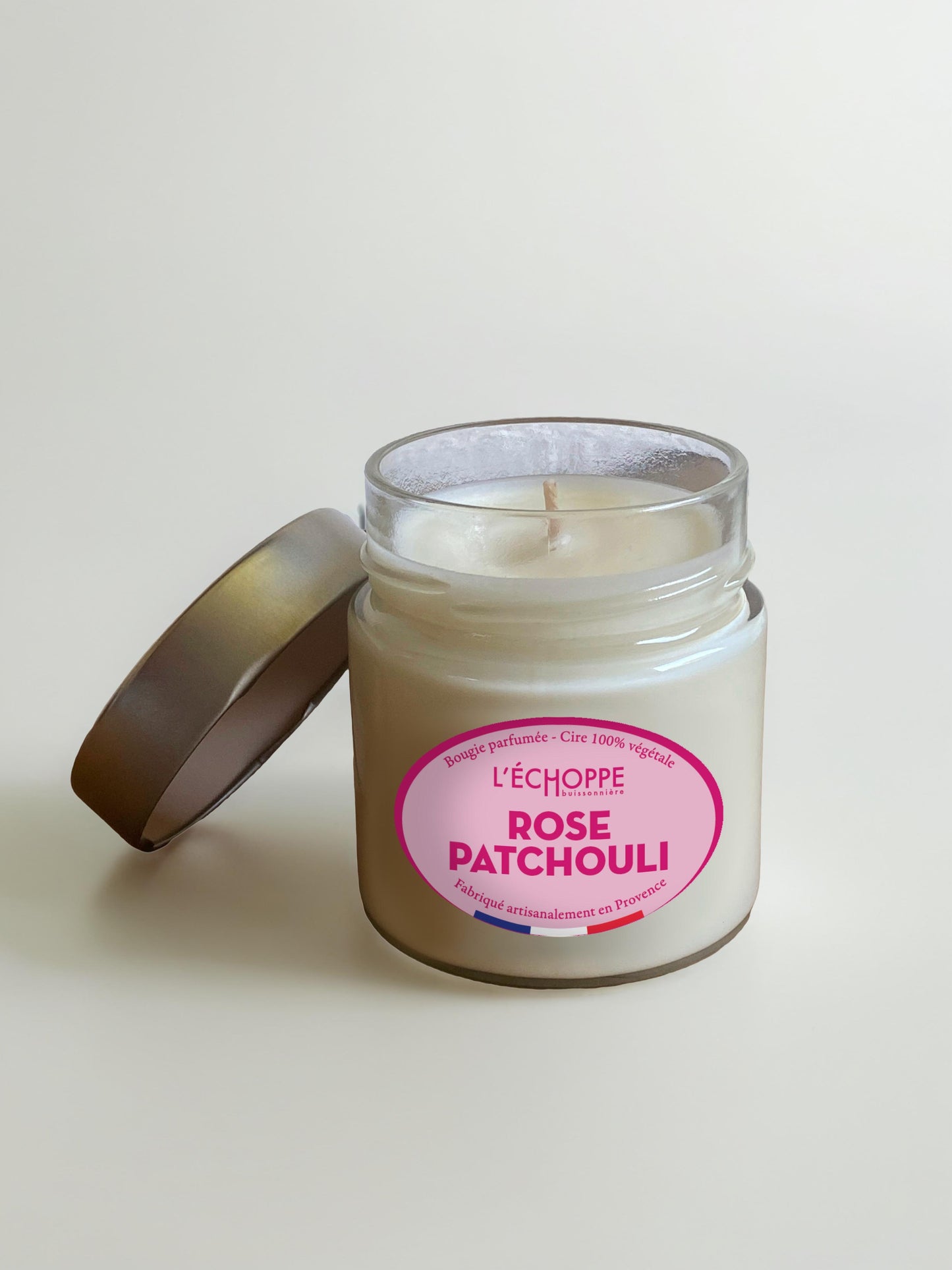 Rose Patchouli - Bougie parfumée 180g