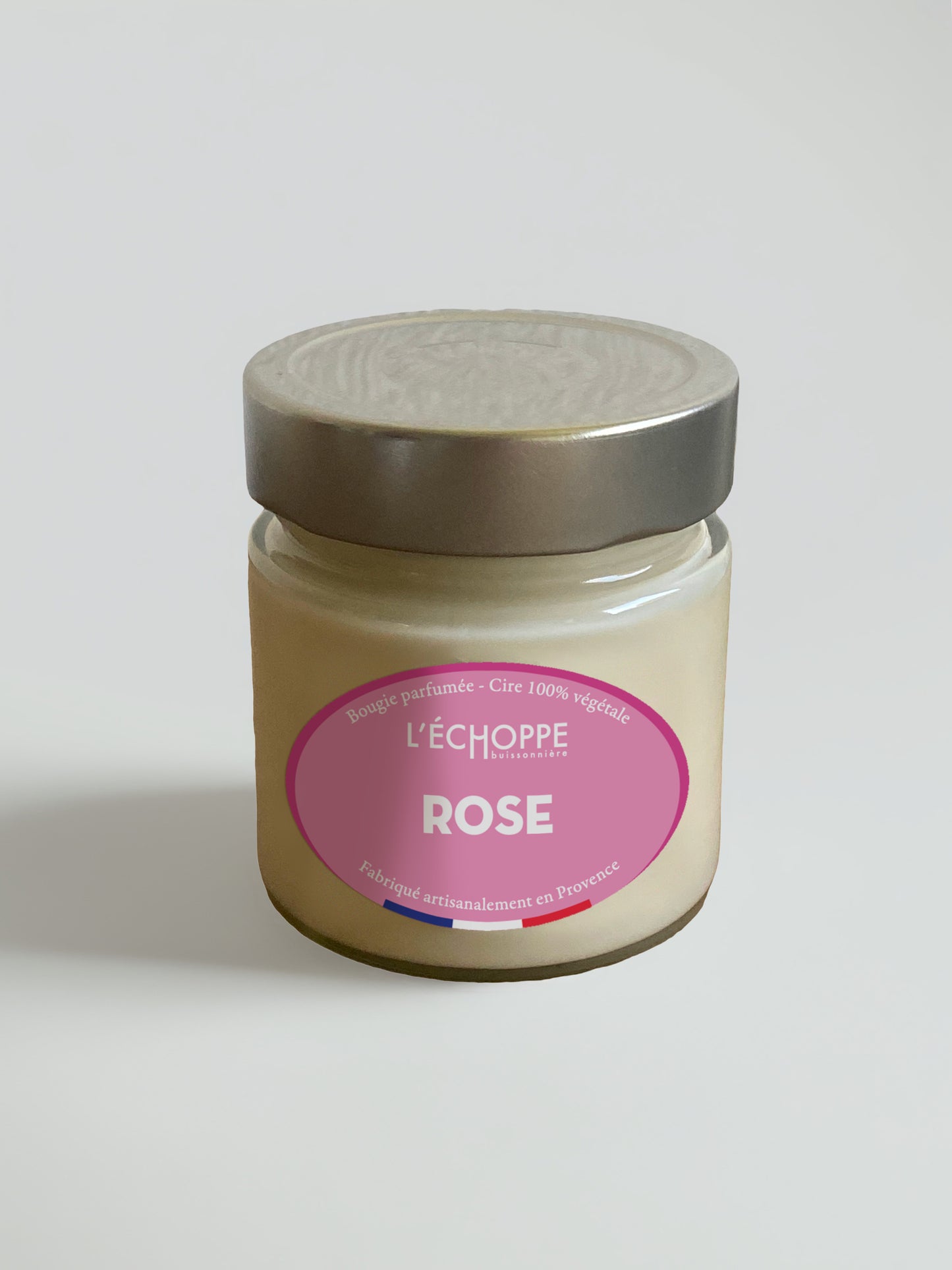 Rose - Bougie parfumée 180g