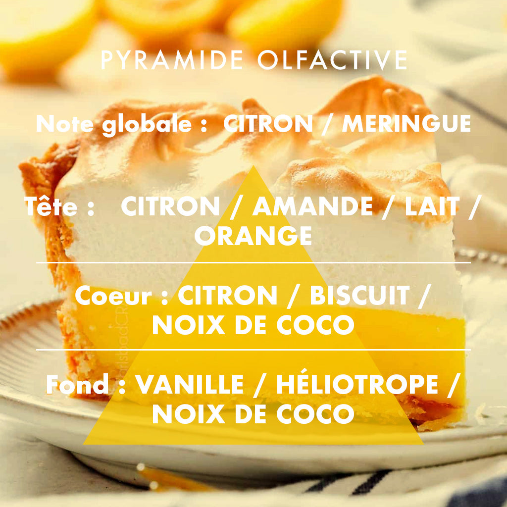 Tarte Citron Meringuée - Bougie parfumée 190g