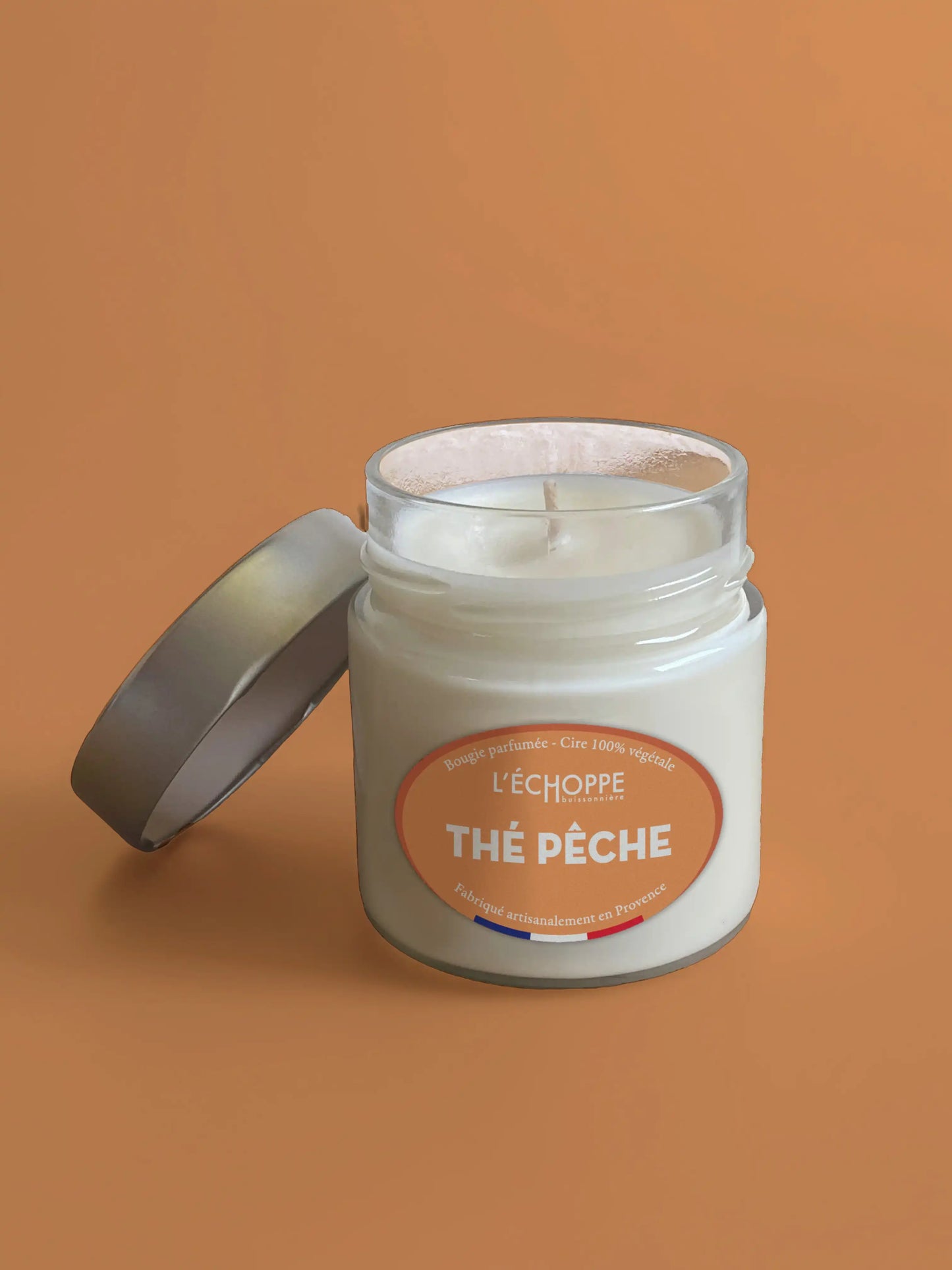 Thé Pêche - Bougie parfumée 180g
