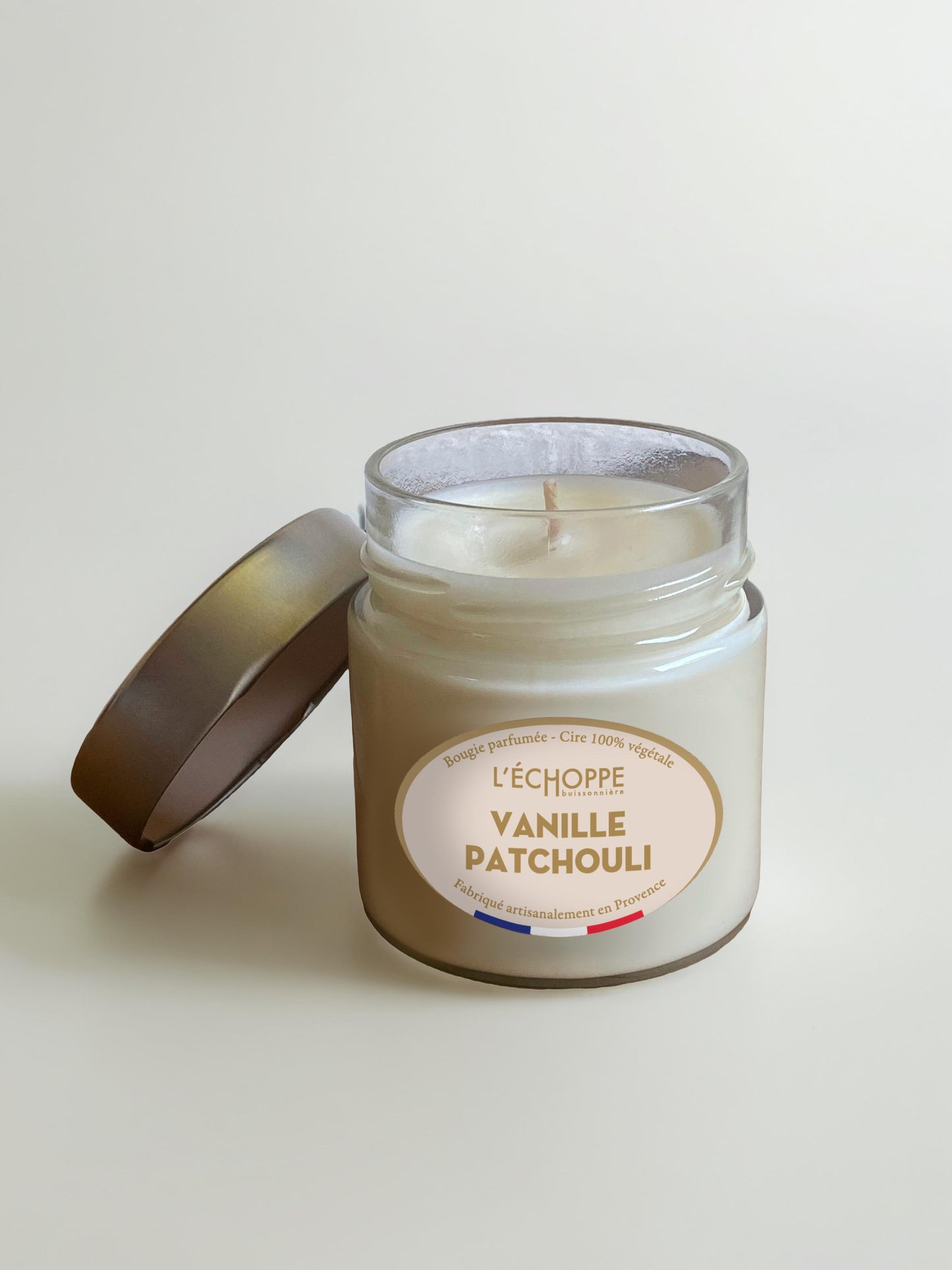 Vanille Patchouli - Bougie parfumée 180g