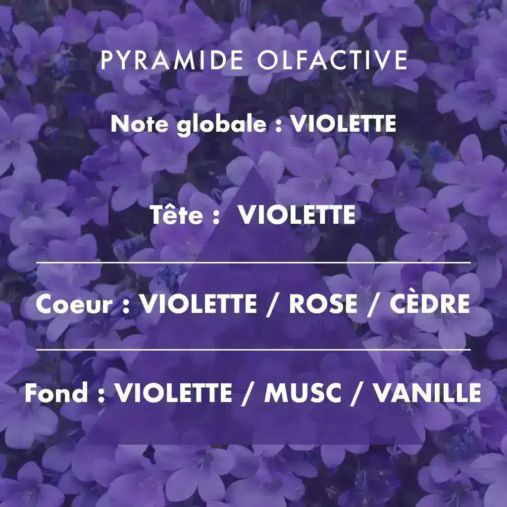 Violette - Bougie parfumée 400g