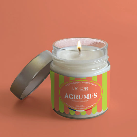 Agrumes - Bougie parfumée 180g