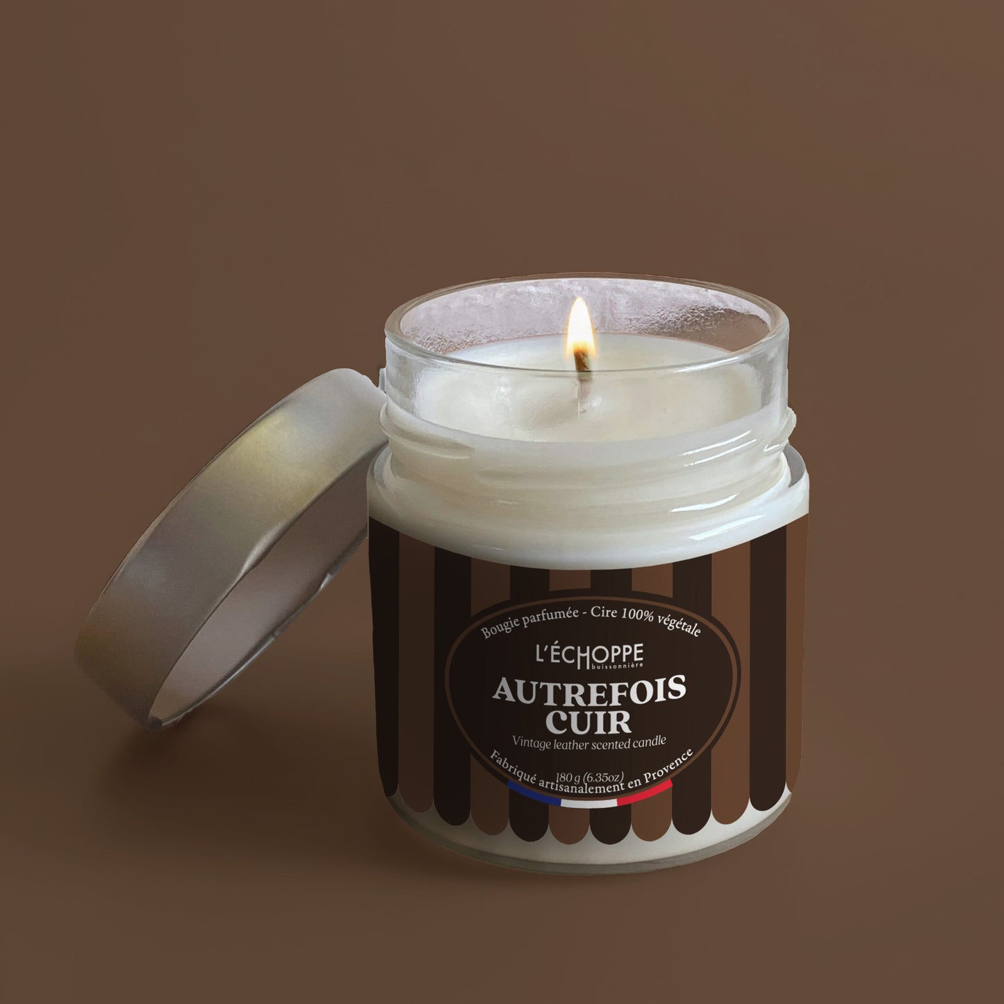Vintage Leather - Scented candle 180g