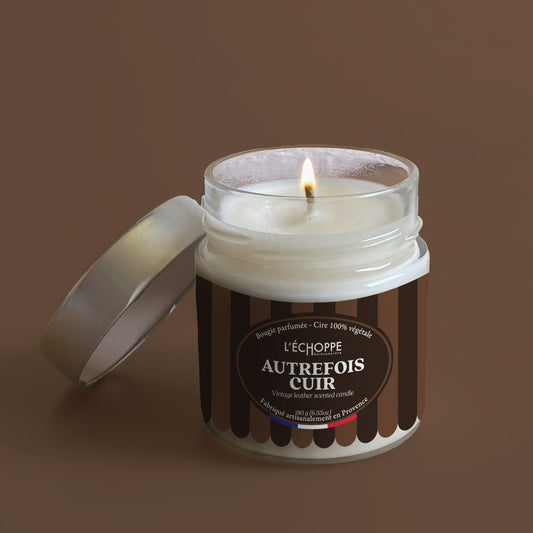 Vintage Leather - Scented candle 180g
