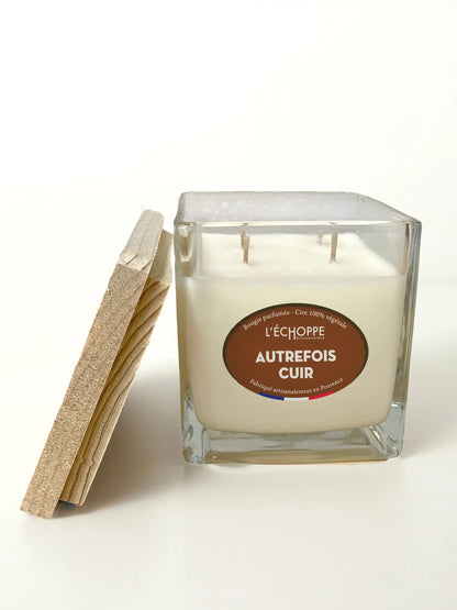 Autrefois Cuir - Bougie parfumée 400g