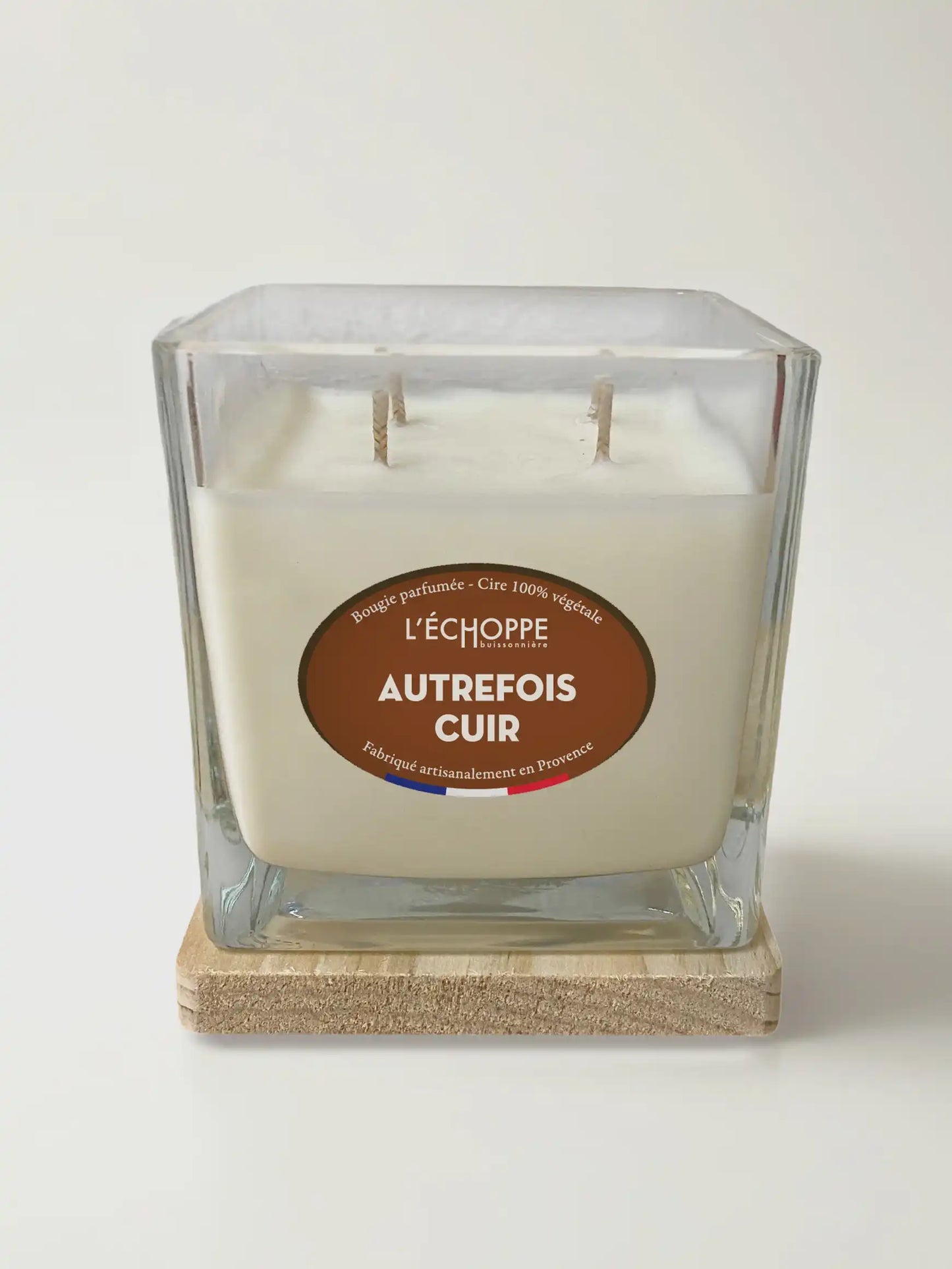 Autrefois Cuir - Bougie parfumée 400g