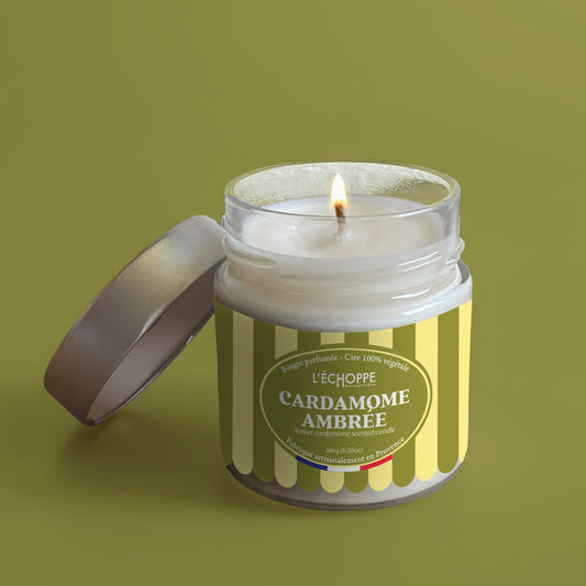 Amber Cardamom - Scented Candle 180g