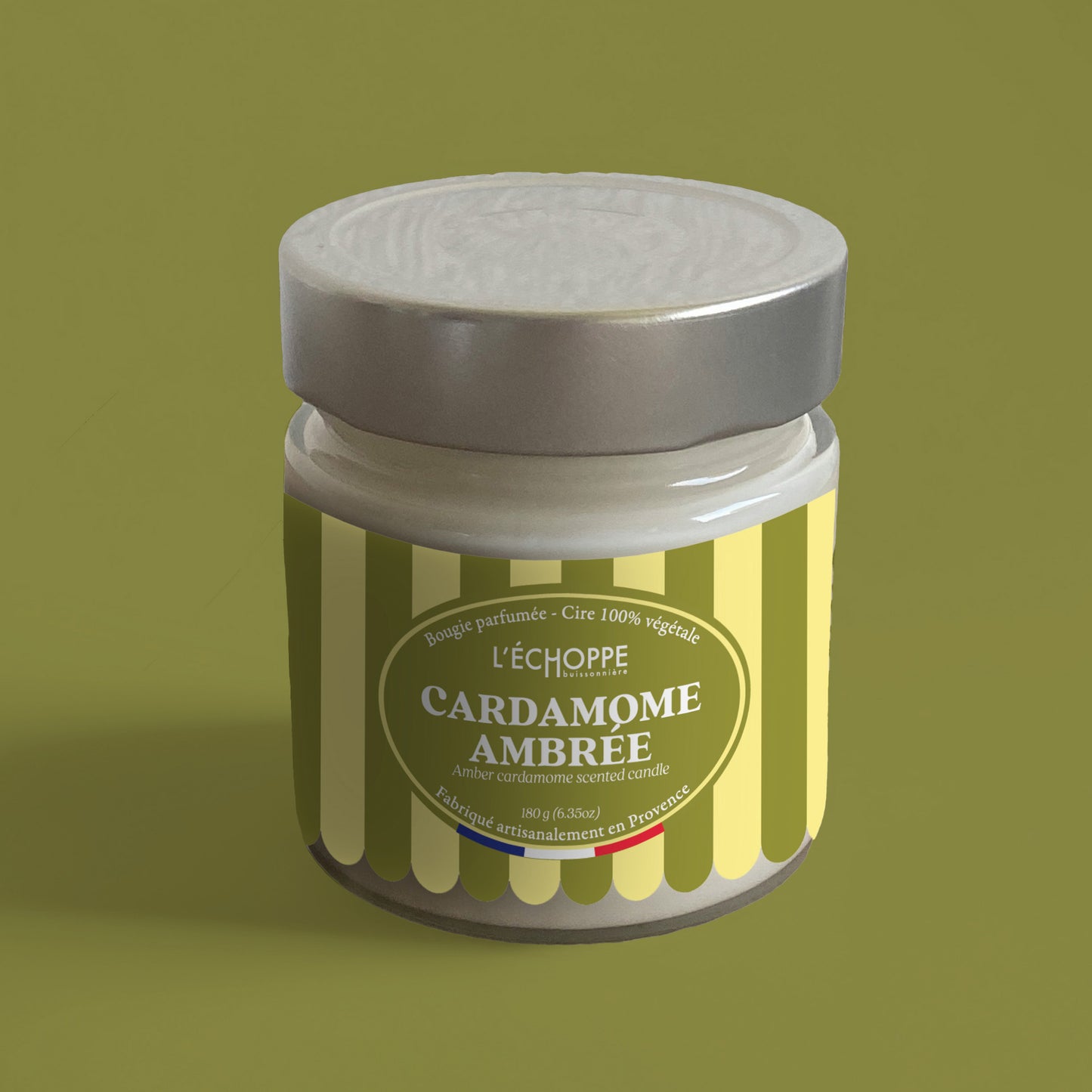 Amber Cardamom - Scented Candle 180g
