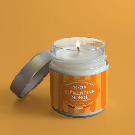 Clémentine Monoï - Bougie parfumée 180g