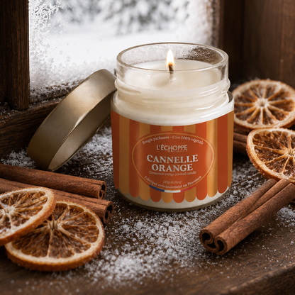 Cannelle Orange - Bougie parfumée 180g - Edition Hiver