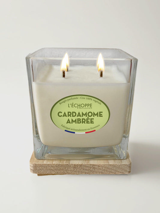 Cardamome Ambrée - Bougie parfumée 400g
