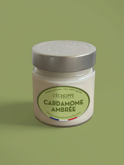 Cardamome Ambrée - Bougie parfumée 180g
