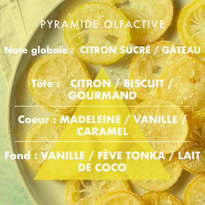 Candied Lemon - Scented candle 85g