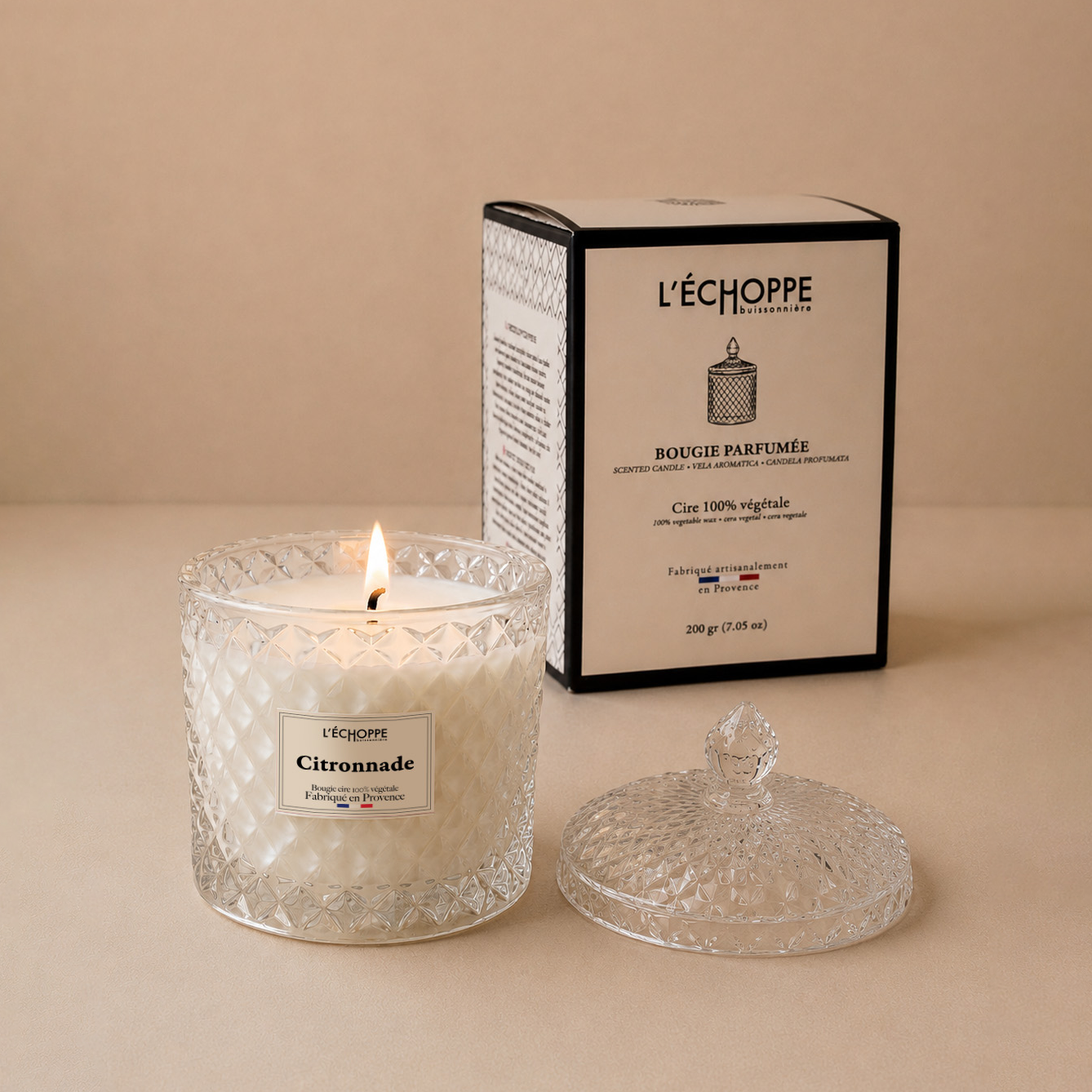 Citronnade - Bougie parfumée 200g