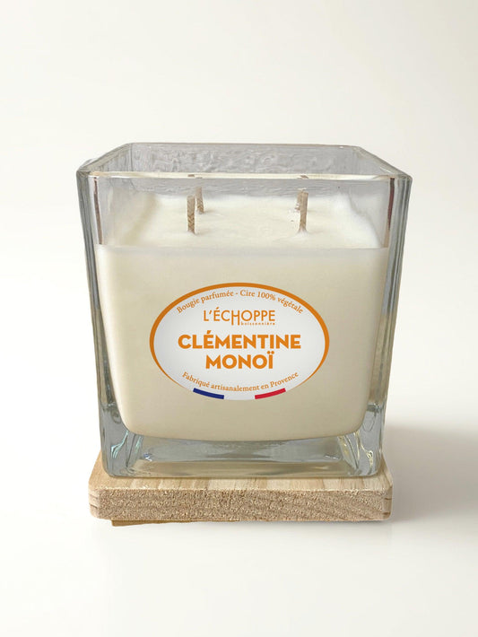 Clémentine Monoï - Bougie parfumée 400g