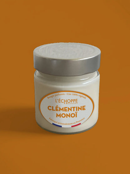 Clémentine Monoï - Bougie parfumée 180g