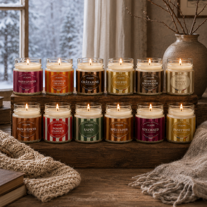 Gaufre - Bougie parfumée 180g - Edition Hiver