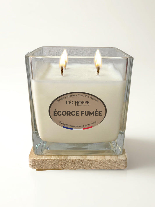 Écorce Fumée - Bougie parfumée 400g