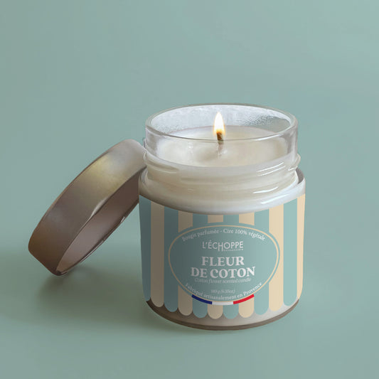 Fleur de Coton - Bougie parfumée 180g