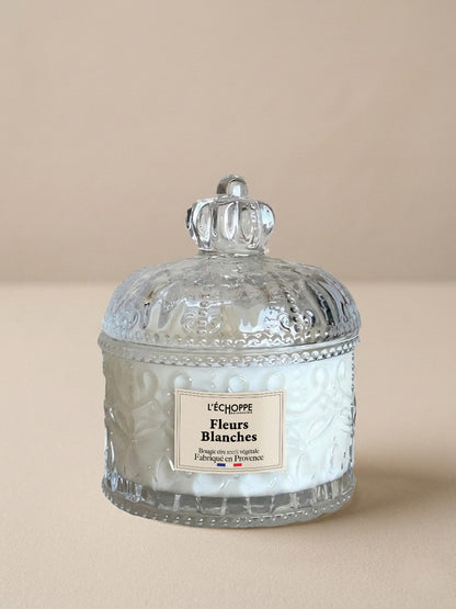 Fleurs Blanches - Bougie parfumée 180g
