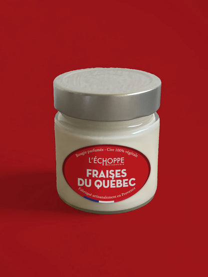 Fraises du Québec - Bougie parfumée 180g