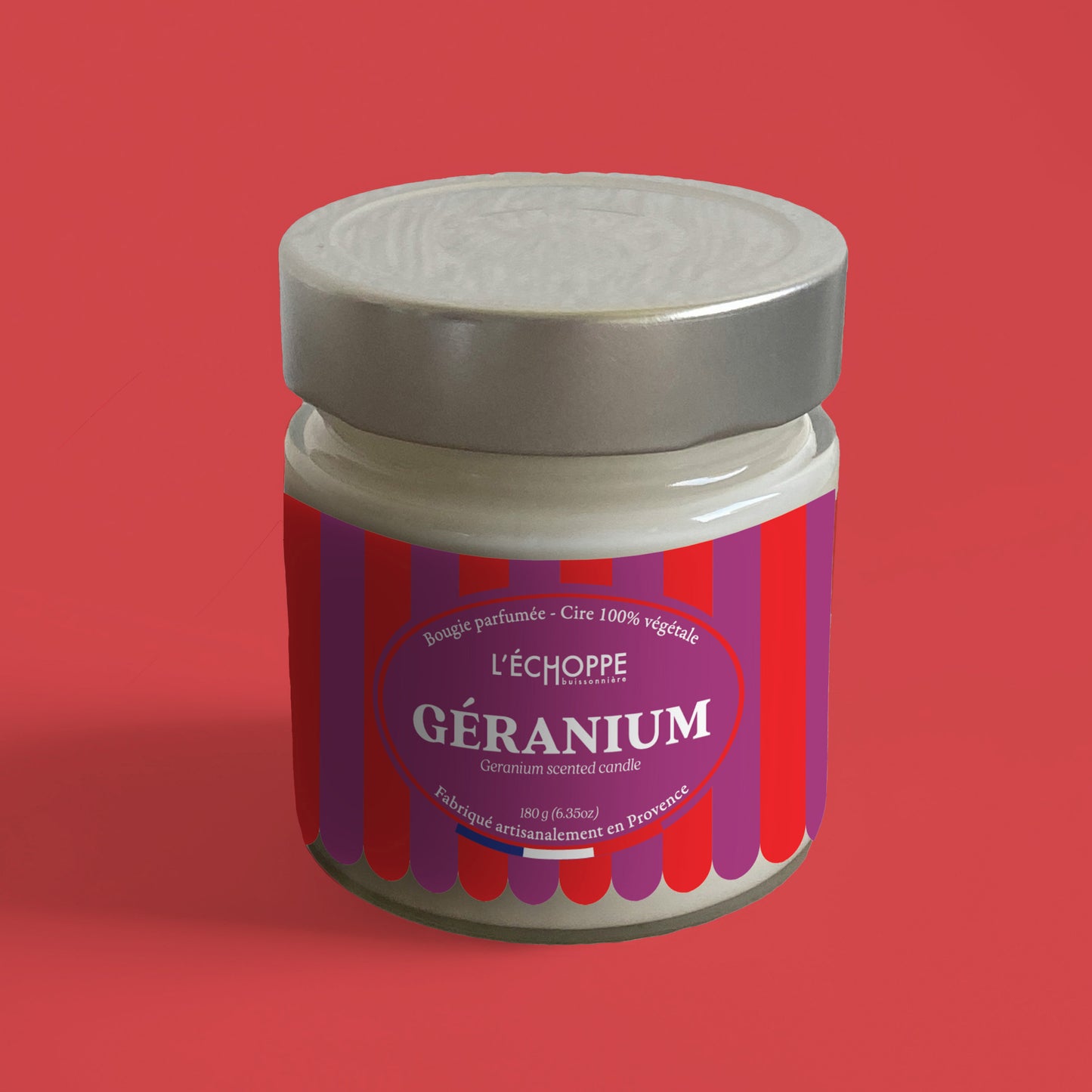 Geranium - Scented candle 180g