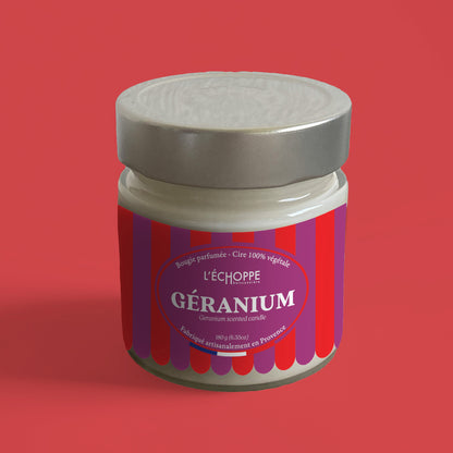 Geranium - Scented candle 180g