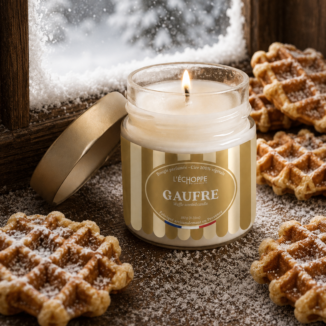 Gaufre - Bougie parfumée 180g - Edition Hiver