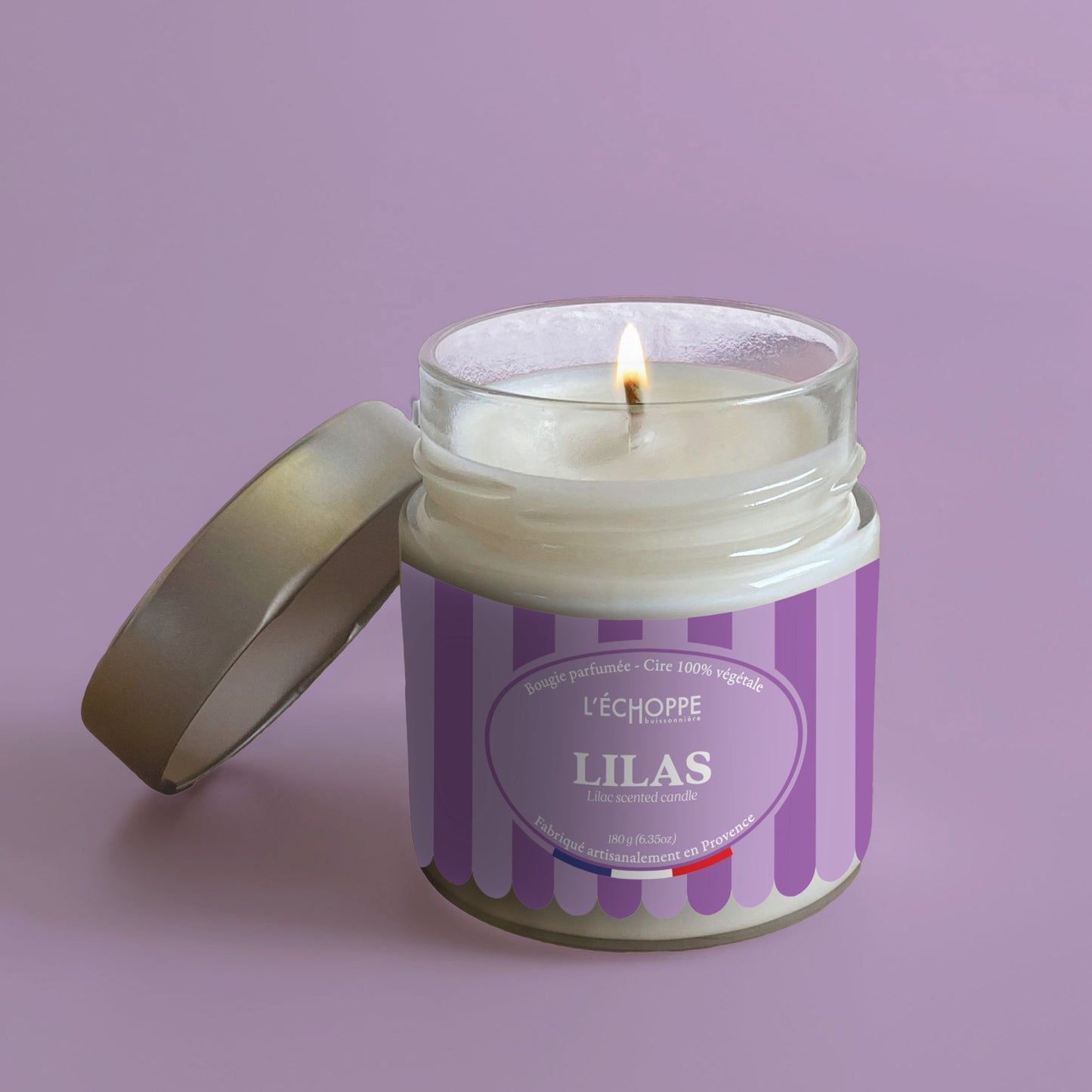 Lilac - Scented candle 180g