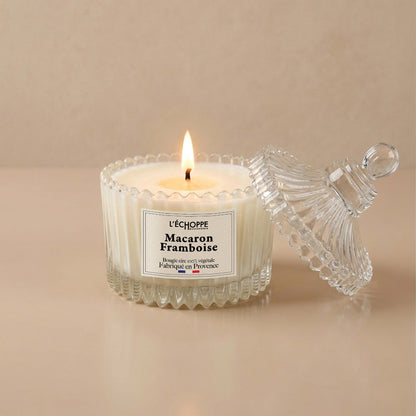 Macaron Framboise - Bougie parfumée 70g
